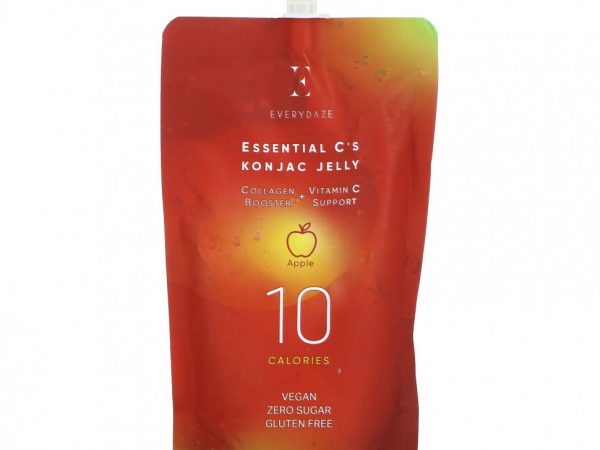 Everydaze, Желейный напиток с конжаком от Essential C, яблоко, 150 мл (5,07 жидк. Унции)