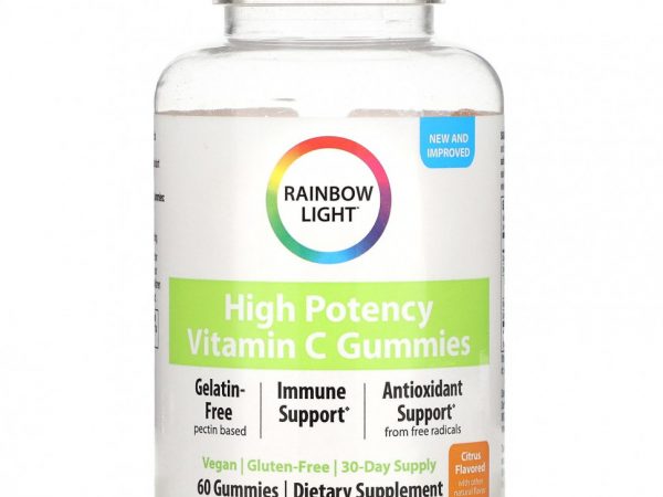 Rainbow Light, Жевательные мармеладки с витамином C, цитрусовые, 60 жевательных таблеток