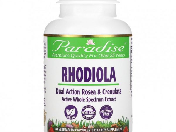 Paradise Herbs, Rhodiola , 180 Vegetarian Capsules