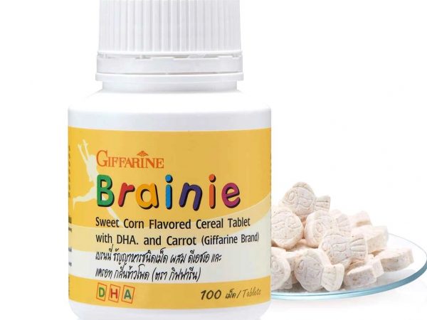 Детские витамины для мозга с Омега-3 Giffarine Brainie Sweet Corn Flavored, 100 шт. Таиланд