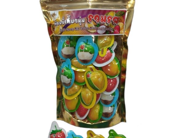 Фруктовое желе "Тропический Микс" Soft Chewy Milk Mixed Fruit Flavour 150 гр. Таиланд
