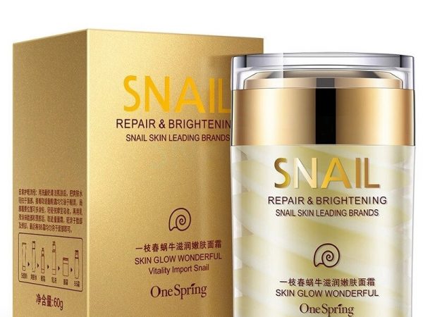 Крем омолаживающий с муцином улитки One Spring Snail Repair Brightening Cream, 60 мл. Таиланд