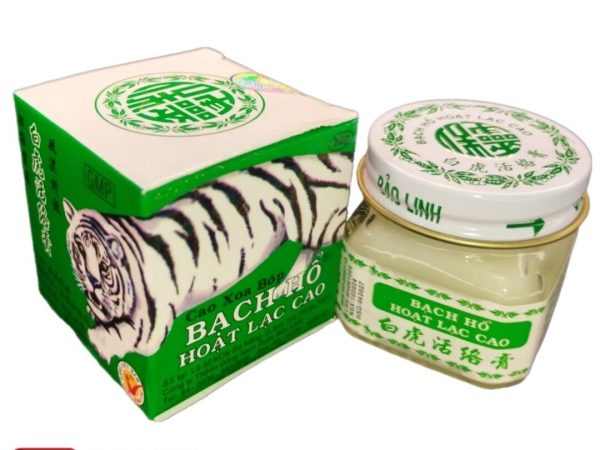 Мазь-бальзам Bach Ho Hoat Lac Cao (Белый тигр) – разогревающее, обезболивающее средство для суставов и мышц, Вьетнам