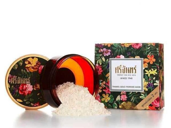 Минерально-растительная пудра с Золотом и Танакой Srichand Complexion Tanaka Gold Powder, 14 гр., Таиланд