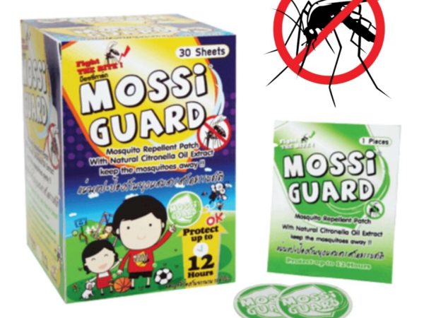 Наклейки от комаров для детей Mossi Guard Mosquito Repellent Patch – натуральная защита с экстрактом цитронеллы, 60 шт