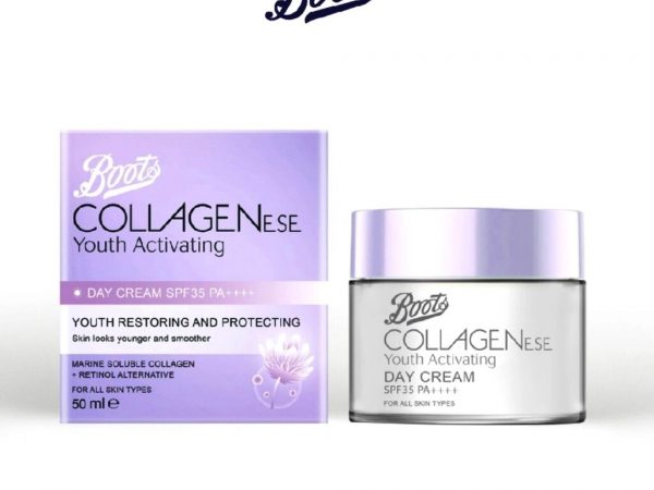 Омолаживающий дневной крем Boots Collagenese Youth Activating Day Cream SPF35 PA++++ 50 мл. Таиланд