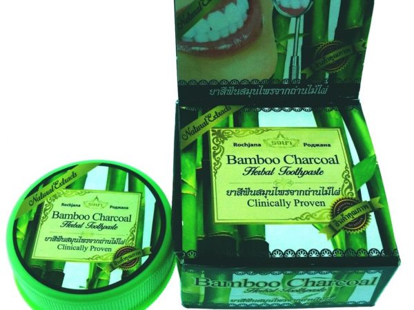 Зубная паста Рочана Бамбуковый Уголь 30 г / Rochjana Bamboo Charcoal Herbal Toothpaste 30 g., Таиланд
