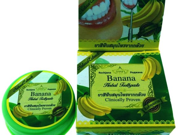 Зубная паста Рочана Банан 30 г / Rochjana Banana Herbal Toothpaste 30 g., Таиланд