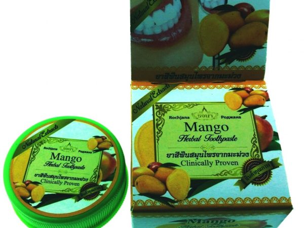 Зубная паста Рочана Манго 30 г / Rochjana Mango Herbal Toothpaste 30 g., Таиланд