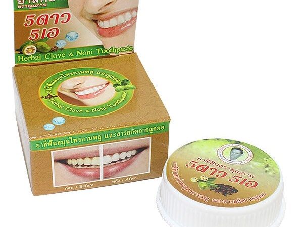 Зубная паста с экстрактом Нони и Гвоздики 5 Star Herbal Clove  Noni Toothpaste, Таиланд