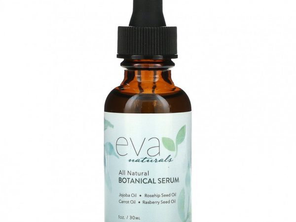 Eva Naturals, Полностью натуральная растительная сыворотка, 30 мл (1 унция)