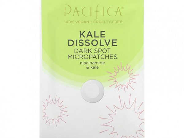 Pacifica, Kale Dissolve, микропатрицы с темными пятнами, 4 пластыря для микроиглы