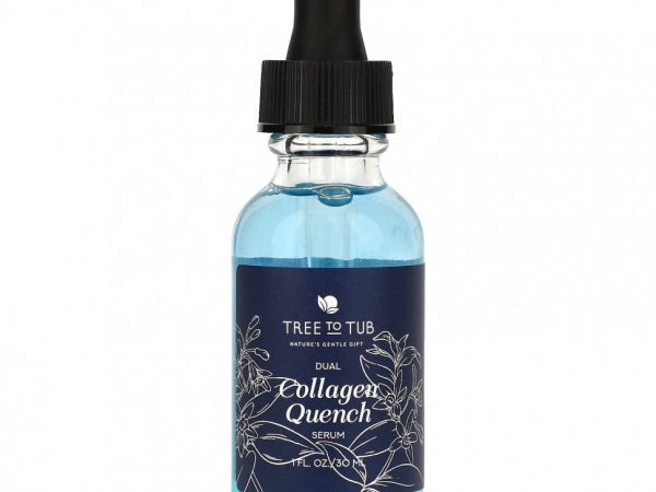 Tree To Tub, Сыворотка Dual Collagen Quench, 30 мл (1 жидк. Унция)