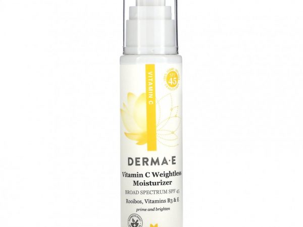 DERMA E, Невесомое увлажняющее средство с витамином C, SPF 45, 60 мл (2 жидк. Унции)