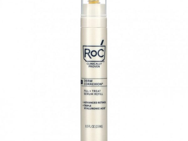 RoC, Derm Correxion, Fill + Treat Serum, Refill, 0.5 fl oz (15 ml)
