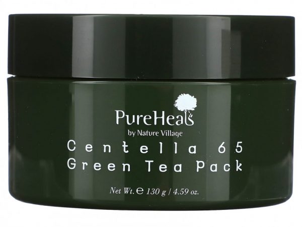 PureHeals, Centella 65 Green Tea Pack, 4.59 oz (130 g)