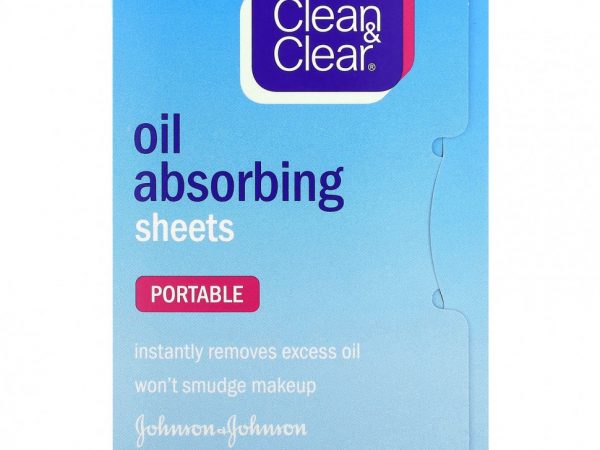 Clean & Clear, Маслоопоглощающие листы, переносные, 50 листов