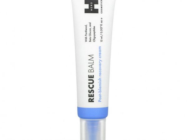 Hero Cosmetics, Rescue Balm, восстанавливающий крем после высыпаний, 15 мл (0,507 жидк. Унции)