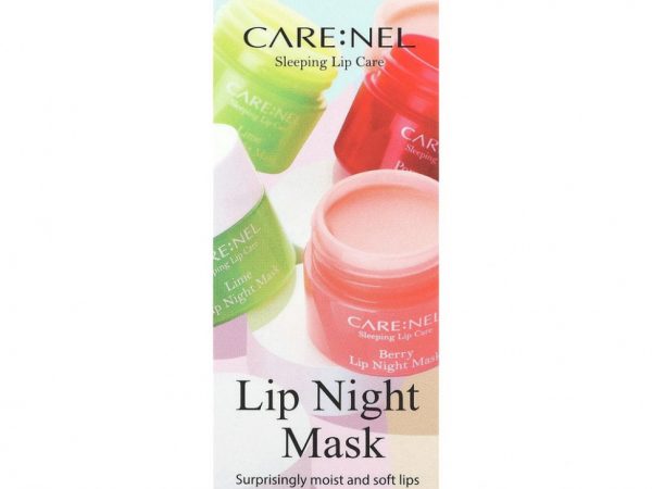 Care:Nel, Sleeping Lip Care, ночная маска для губ, ягодная, 3 шт. По 5 г (0,17 унции)
