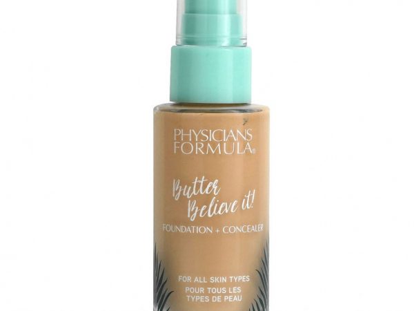 Physicians Formula, Butter Believe It! Тональная основа + консилер, от легкой до средней, 30 мл (1 жидк. Унция)