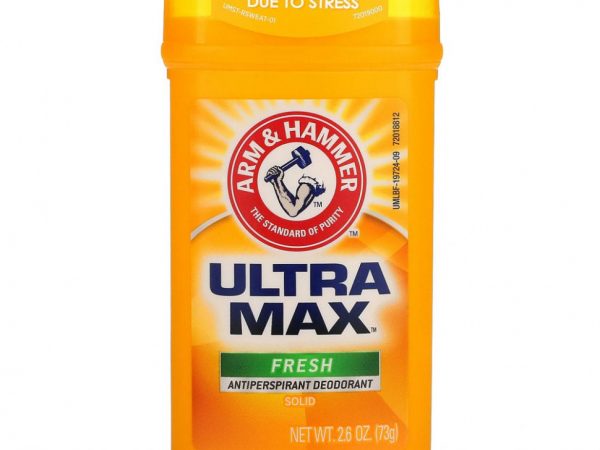 Arm & Hammer, UltraMax, твердый дезодорант-антиперспирант для мужчин, аромат «Свежесть», 73 г (2,6 унции)