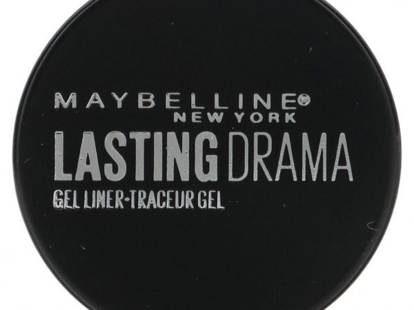 Maybelline, Гелевая подводка для глаз Eye Studio, Lasting Drama, угольно-черный цвет, 3 г