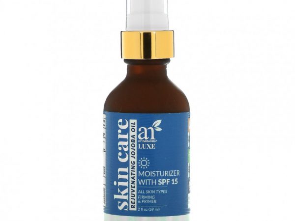 Artnaturals, Luxe, омолаживающее увлажняющее масло с маслом жожоба, SPF 15, 59 мл (2 жидк. Унции)