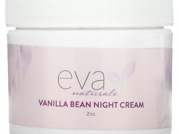 Eva Naturals, Ночной крем с ванилью, 2 унции