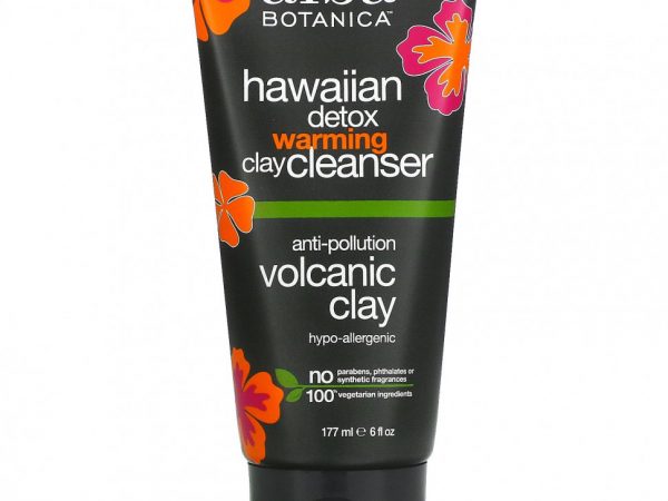 Alba Botanica, Hawaiian Detox Warming Clay, очищающее средство, 177 мл (6 жидк. Унций)
