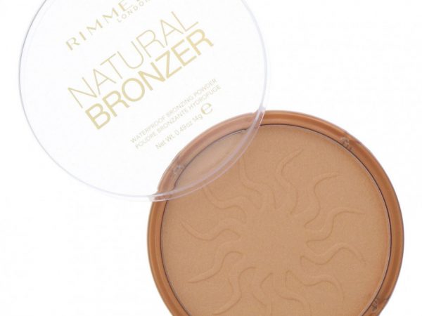 Rimmel London, Natural Bronzer, водостойкая бронзирующая пудра, оттенок 021 «Солнечный свет», 14 г