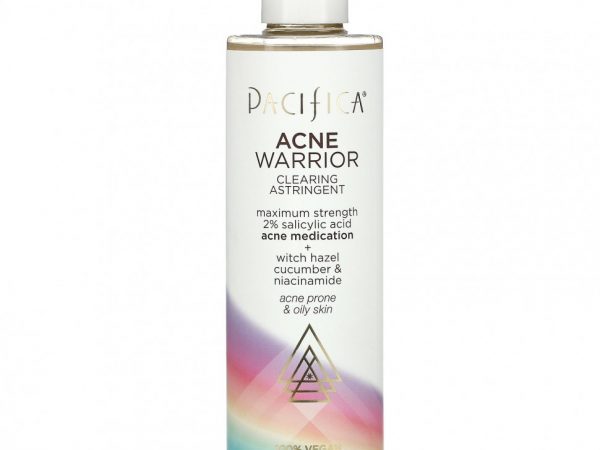 Pacifica, Acne Warrior, вяжущее очищающее средство, максимальная сила действия, 236 мл (8 жидк. Унций)