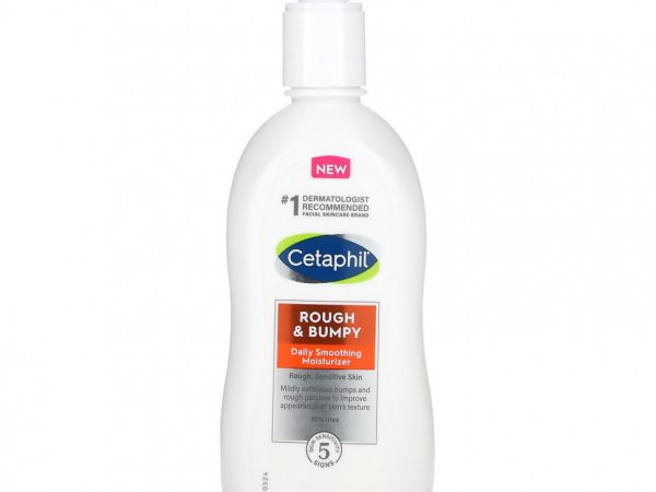 Cetaphil, Ежедневное смягчающее увлажняющее средство, для огрубевшей и чувствительной кожи, без отдушек, 10 жидк. Унций (296 мл)
