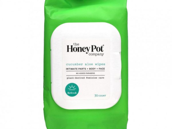 The Honey Pot Company, Салфетки, огурец и алоэ, 30 шт.