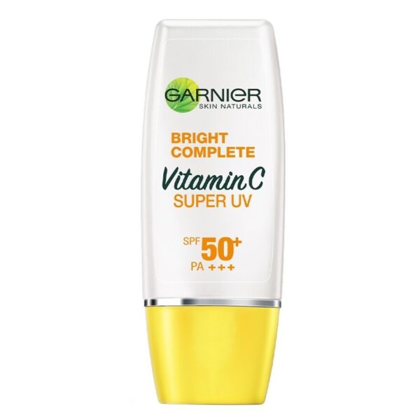 Garnier Bright Complete Vitamin C Super UV Sunscreen SPF50+ PA++++ Natural 30 Ml. Оригинал