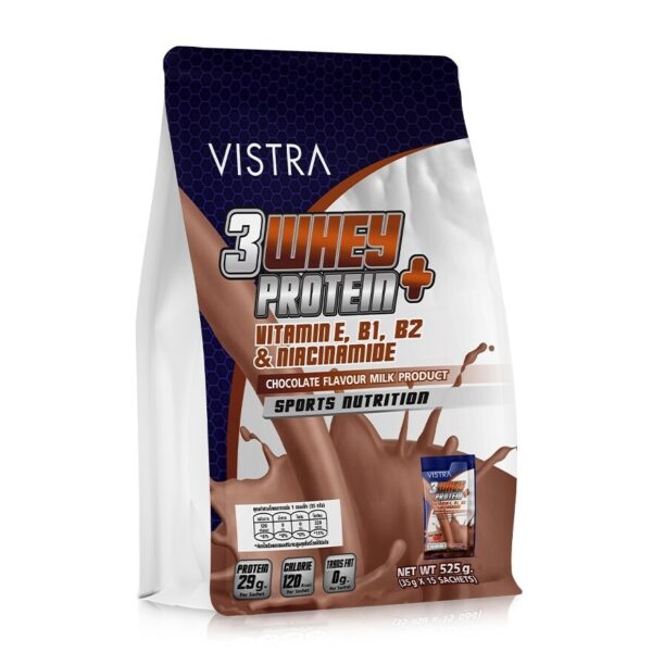 Vistra 3 Whey Protein Plus Choc 15 Sac Оригинал