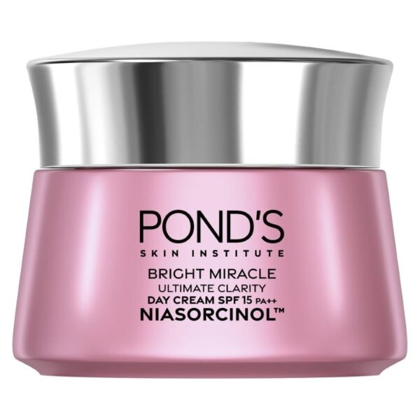 Pond'S Bright Miracle Ultimate Clarity Day Cream SPF15 PA++ Niasorcinol 45 G. Оригинал