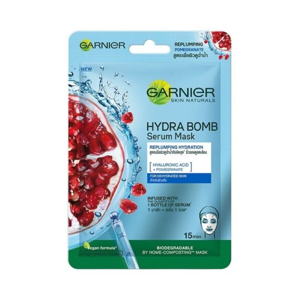 Garnier Skin Naturals Serum Mask Hydra Bomb Replumping Hydration 1'S Оригинал