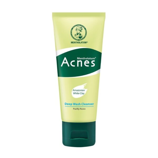 Mentholatum Acnes Deep Wash Cleanser 50 G. ลดสิว คุมมัน สิวอักเสบ โฟมล้างหน้า Оригинал