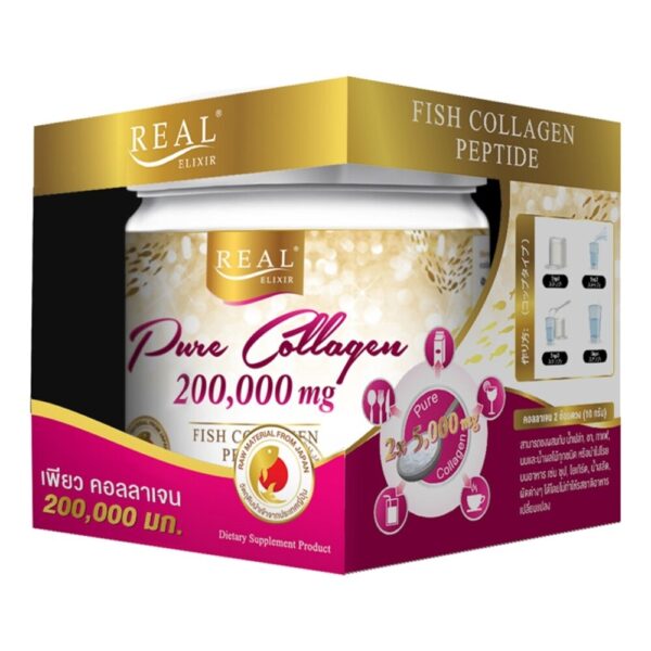 Real Elixir Pure Collagen 200000mg 200g Оригинал