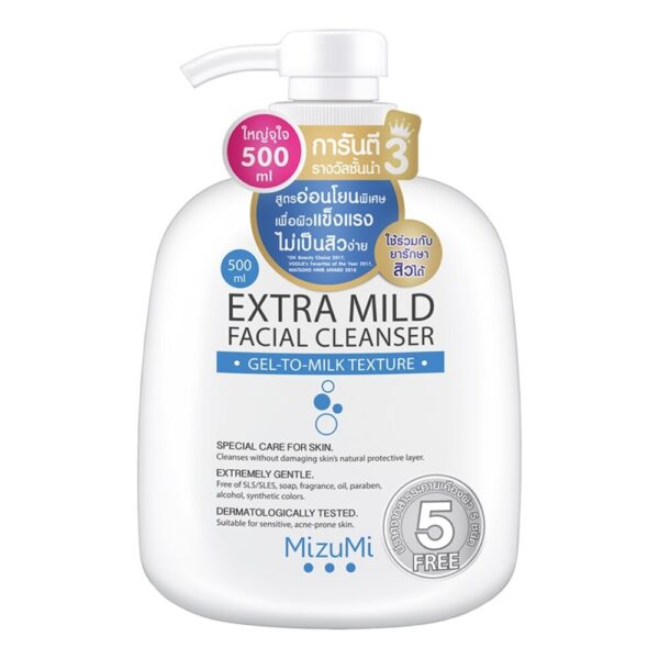 MizuMi Extra Mild Facial Cleanser 500ml Оригинал