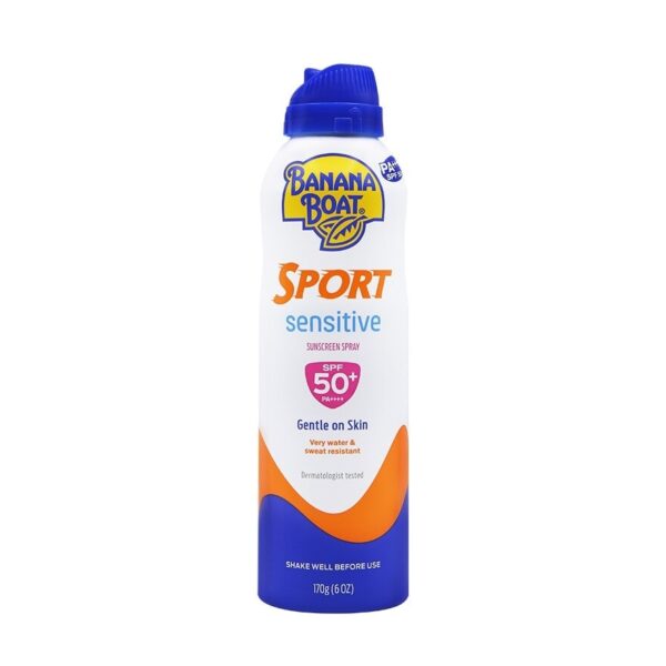 Banana Boat Sport Sensitive Sunscreen Spray SPF50+ PA++++ 170 G. สเปรย์กันแดด Оригинал