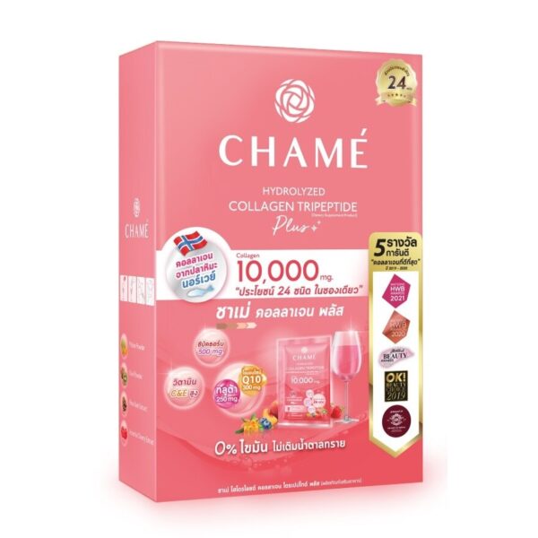 Chame Hydrolyzed Collagen Tripeptide Plus 10000mg 15gx10 Sachet Оригинал
