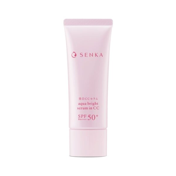 Senka Aqua Bright Serum In CC SPF 50+ PA++++ 40 G. เซรั่มบำรุงผิวหน้า ชุ่มชื่น ผิวกระ Оригинал