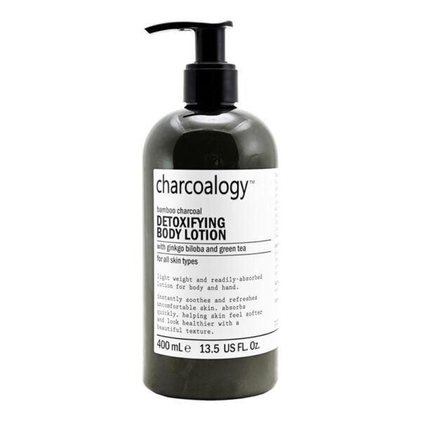 Charcoalogy Bamboo Charcoal Detoxifying Body Lotion 400ml. Оригинал