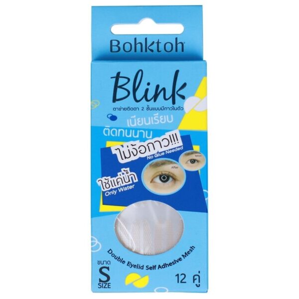 Bohktoh Blink Mesh Double Eyelid Sticker 12Pairs Size S Оригинал
