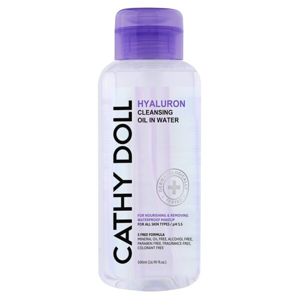Cathy Doll Cleansing Oil in Water Hyaluron 500 Ml. Оригинал
