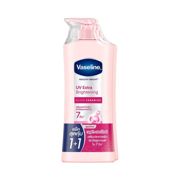Vaseline Healthy Bright UV Extra Brightening Gluta Ceramide 300 Ml.Twin Pack Оригинал