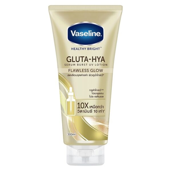 Vaseline Healthy Bright Gluta-Hya Serum Burst UV Lotion Flawless Glow 300 Ml. ผิวดูกร Оригинал