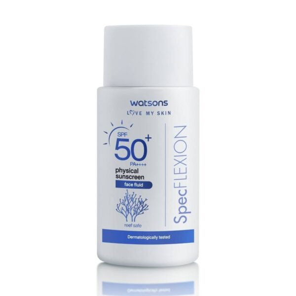 Watsons Physical Sunscreen Face Fluid SPF50+ Pa++++  30ml Оригинал