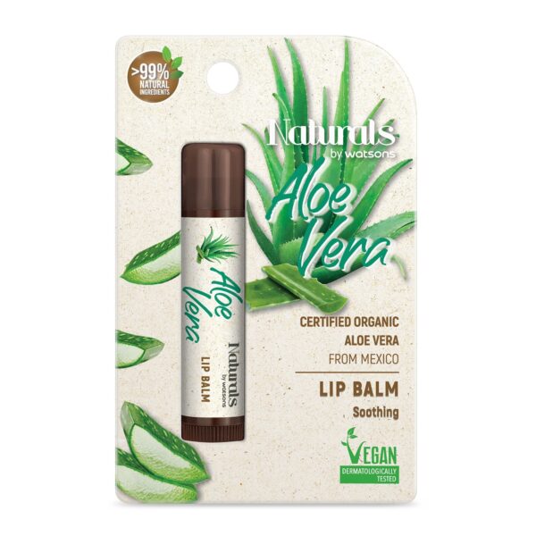 Naturals by Watsons Aloe Vera Lip Balm 4.5g. Оригинал